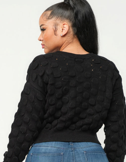 Load image into Gallery viewer, Checker Sweater Top
