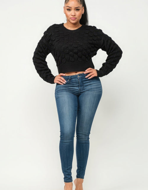 Load image into Gallery viewer, Checker Sweater Top
