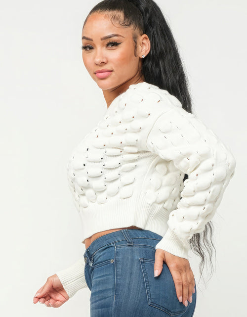 Load image into Gallery viewer, Checker Sweater Top
