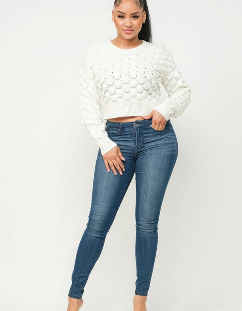 Load image into Gallery viewer, Checker Sweater Top
