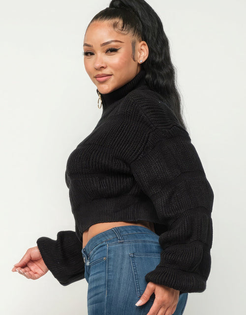 Load image into Gallery viewer, Michelin Sweater Top W/ Front Zipper
