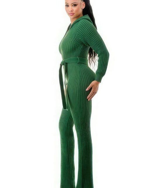 Load image into Gallery viewer, Monroe Hooded Jumpsuit
