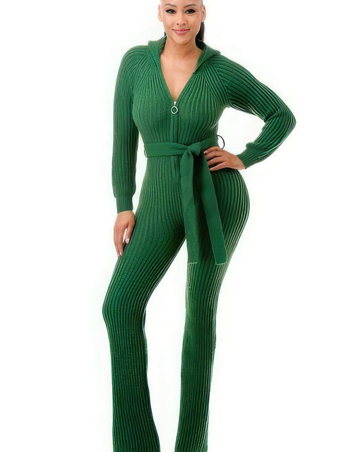 Load image into Gallery viewer, Monroe Hooded Jumpsuit
