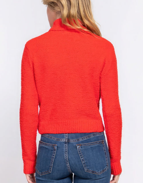 Load image into Gallery viewer, Turtleneck Sweater Top
