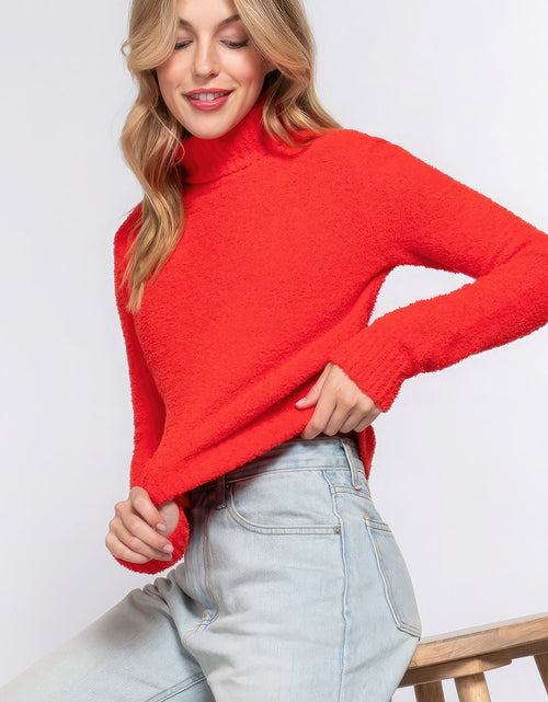 Load image into Gallery viewer, Turtleneck Sweater Top
