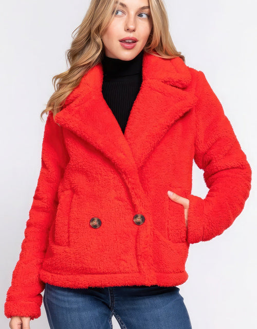 Load image into Gallery viewer, Faux Fur Sherpa Jacket
