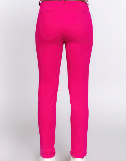 Load image into Gallery viewer, Cotton-span Twill Belted Long Pants

