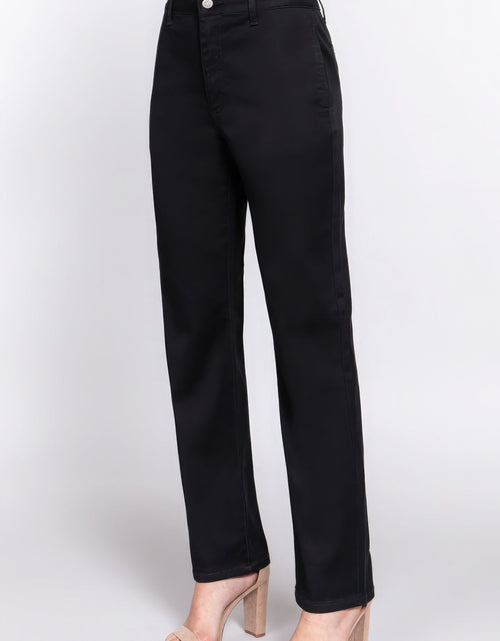 Load image into Gallery viewer, Straight Fit Twill Long Pants
