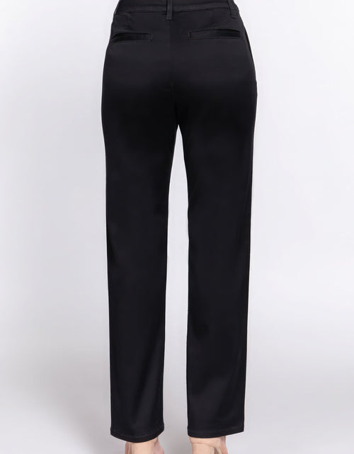 Load image into Gallery viewer, Straight Fit Twill Long Pants
