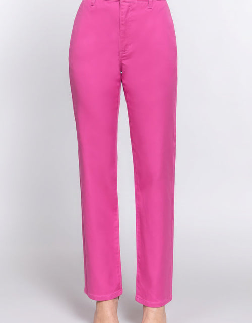 Load image into Gallery viewer, Straight Fit Twill Long Pants
