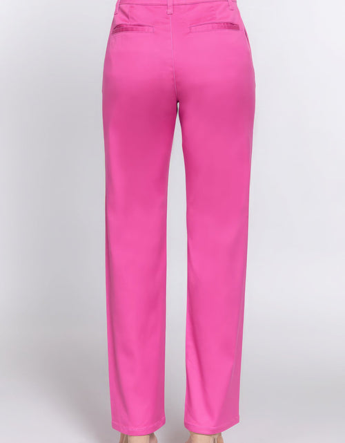 Load image into Gallery viewer, Straight Fit Twill Long Pants
