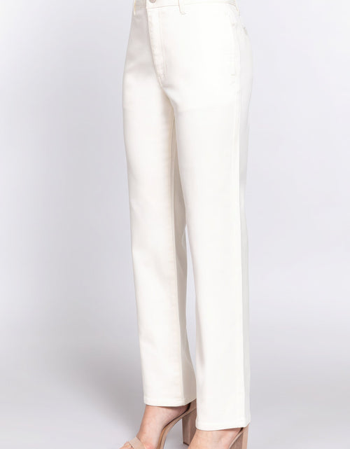 Load image into Gallery viewer, Straight Fit Twill Long Pants
