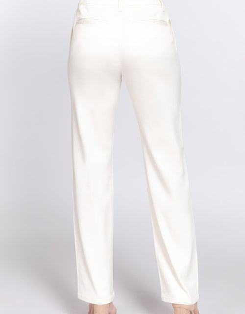 Load image into Gallery viewer, Straight Fit Twill Long Pants
