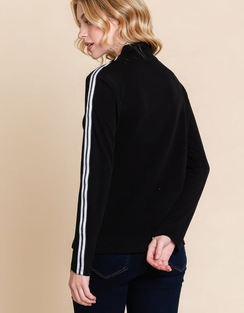 Load image into Gallery viewer, Long Sleeve Solid Mock Neck Casual Top
