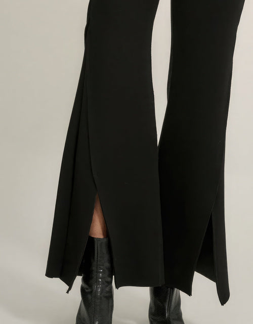 Load image into Gallery viewer, Solid Raw Edge Expose Seam Flare Pants
