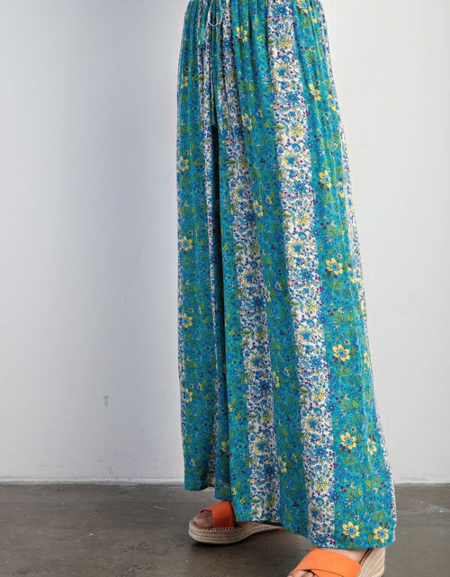 Load image into Gallery viewer, Floral Print Gauze Palazzo Pants
