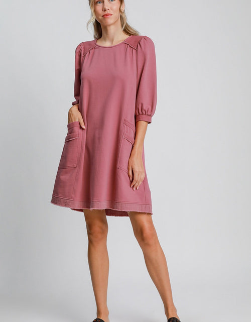 Load image into Gallery viewer, French Terry Mini Dress by Balec Group

