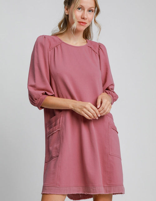 Load image into Gallery viewer, French Terry Mini Dress by Balec Group
