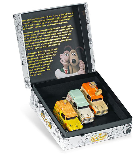 "Wallace & Gromit" Austin A35 Van Collection Set of 3 Pieces Diecast Model Cars by Corgi