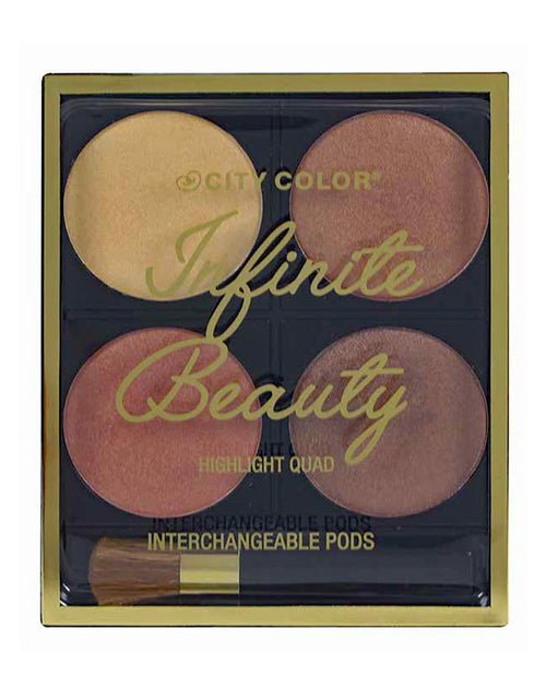 Load image into Gallery viewer, CITY COLOR Infinite Beauty Highlight Quads
