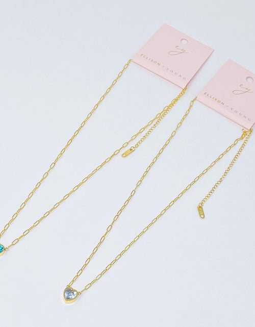 Load image into Gallery viewer, Chained To My Heart Necklace by Ellisonyoung.com
