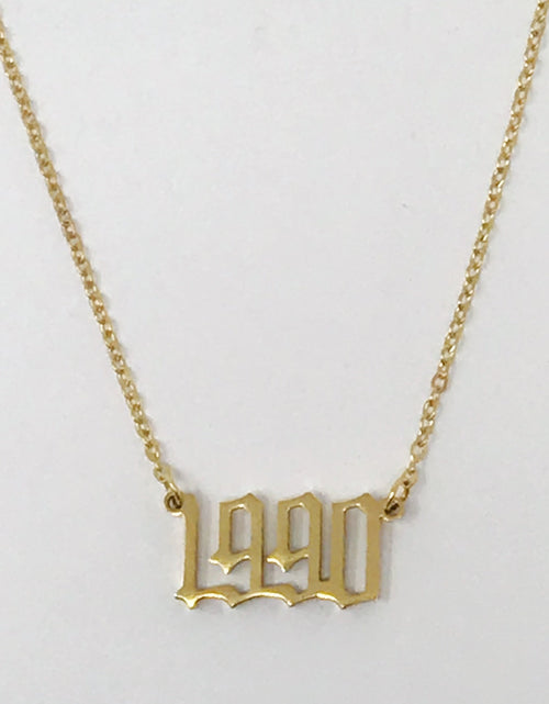 Load image into Gallery viewer, Birth Year Necklace by Ellisonyoung.com
