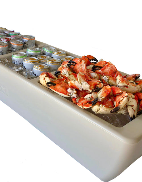 Load image into Gallery viewer, REVO Party Barge Cooler | Greige Mist | Insulated Beverage Tub by REVO COOLERS, LLC
