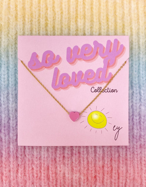 Load image into Gallery viewer, So Very Loved Heart Necklace by Ellisonyoung.com
