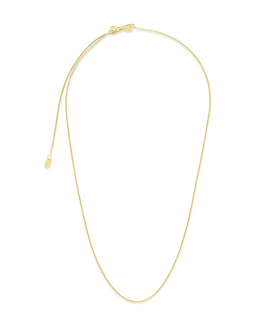 Load image into Gallery viewer, Sterling Silver Adjustable Snake Chain by Sterling Forever
