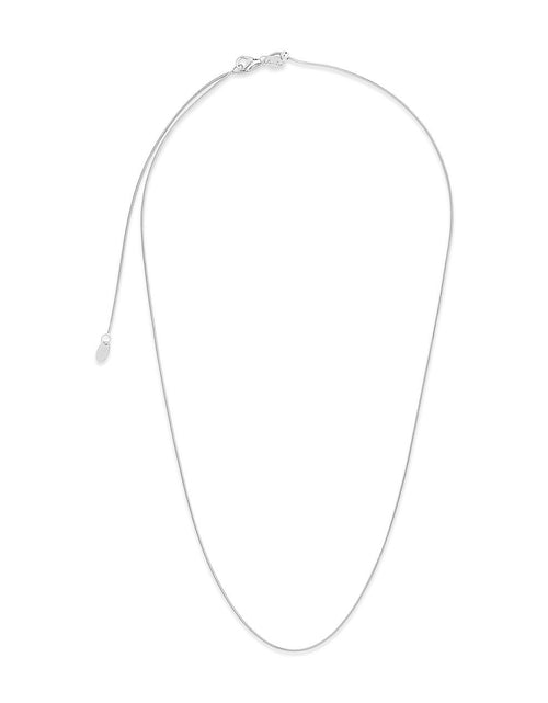 Load image into Gallery viewer, Sterling Silver Adjustable Snake Chain by Sterling Forever
