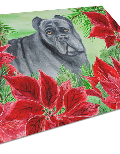Load image into Gallery viewer, Cane Corso Poinsettas Glass Cutting Board Large CK1342LCB by Caroline's Treasures
