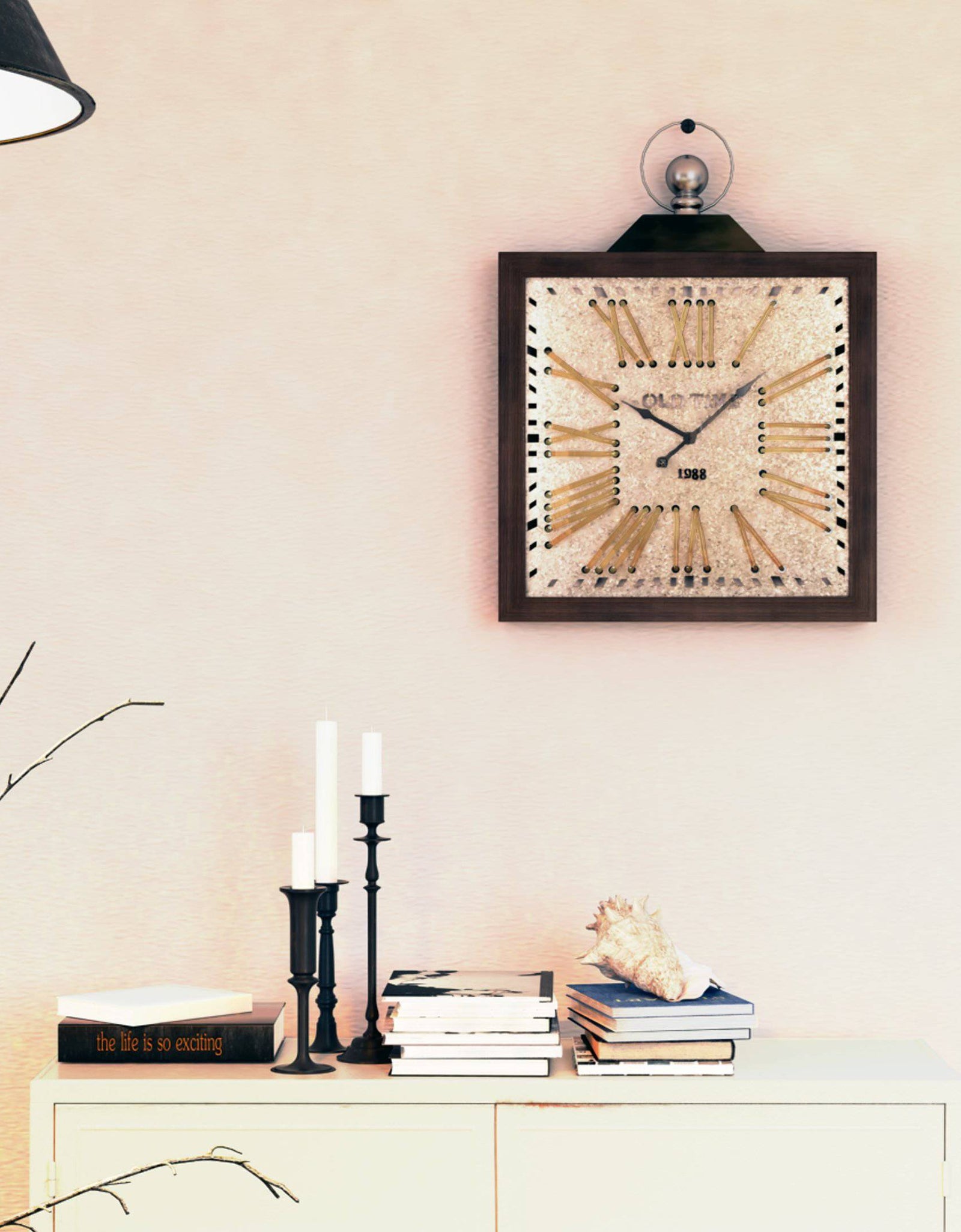 Wall clock - Antique Epoch Wall Clock by Peterson Housewares & Artwares