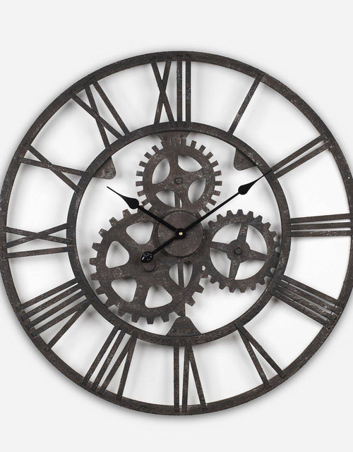 Load image into Gallery viewer, Wall clock - Wrought Iran antique wall clock by Peterson Housewares &amp; Artwares

