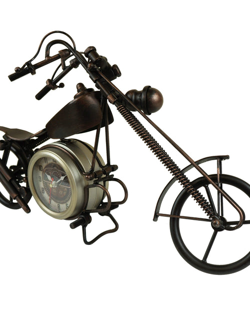 Load image into Gallery viewer, Table clock - Motorcycle Table Clock - Double-sided Table Clock by Peterson Housewares &amp; Artwares

