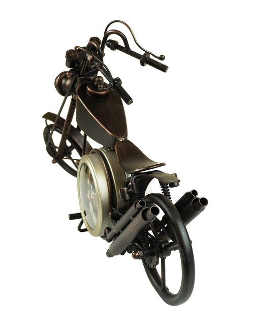 Load image into Gallery viewer, Table clock - Motorcycle Table Clock - Double-sided Table Clock by Peterson Housewares &amp; Artwares
