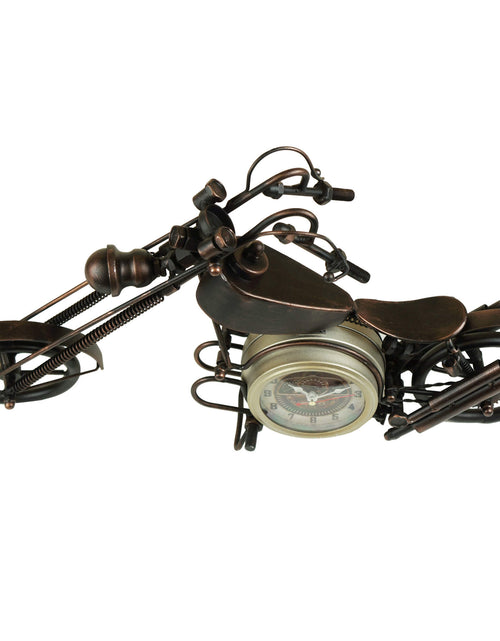 Load image into Gallery viewer, Table clock - Motorcycle Table Clock - Double-sided Table Clock by Peterson Housewares &amp; Artwares
