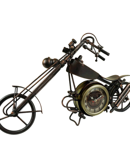 Load image into Gallery viewer, Table clock - Motorcycle Table Clock - Double-sided Table Clock by Peterson Housewares &amp; Artwares
