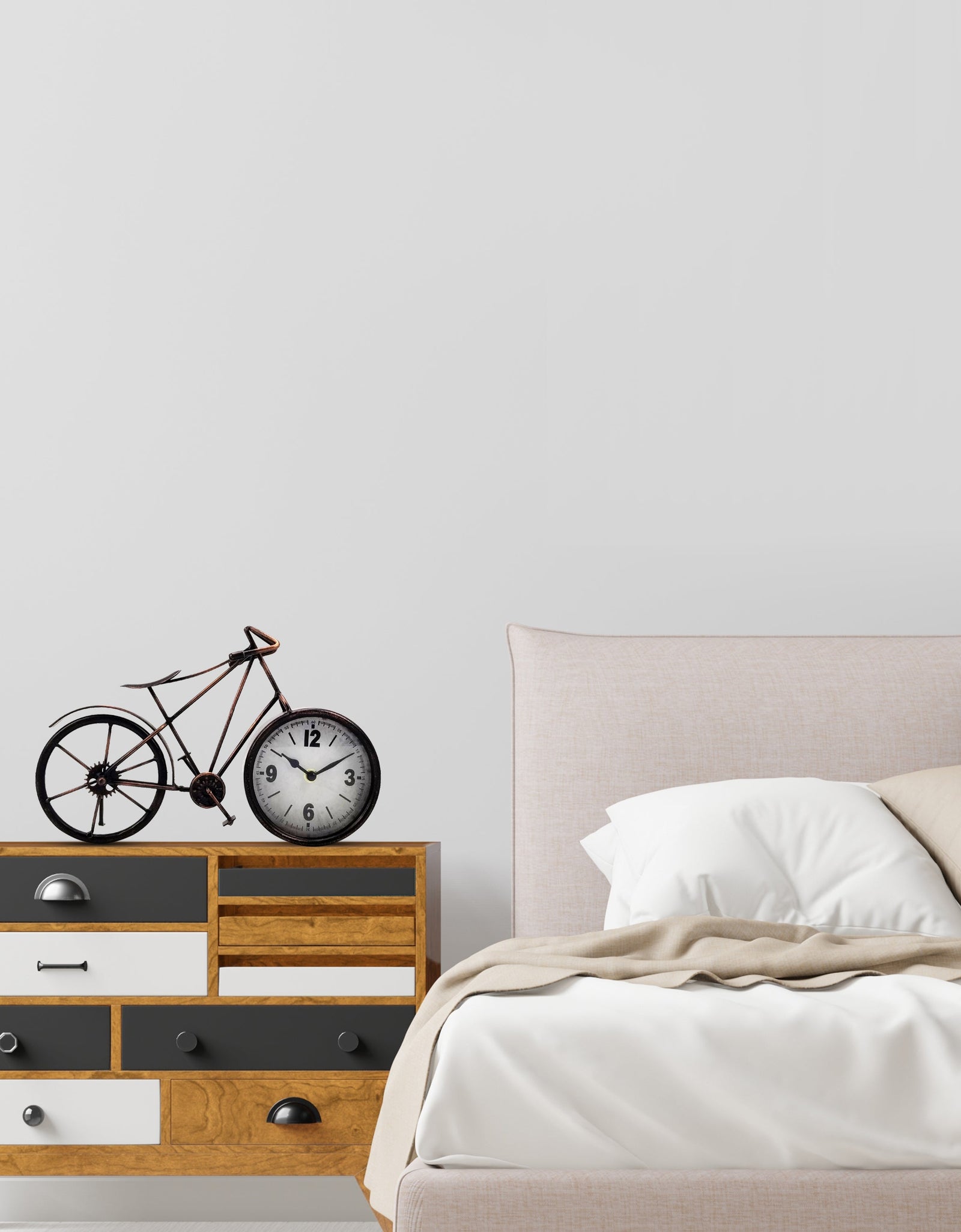 Table clock - Bike Table Clock by Peterson Housewares & Artwares