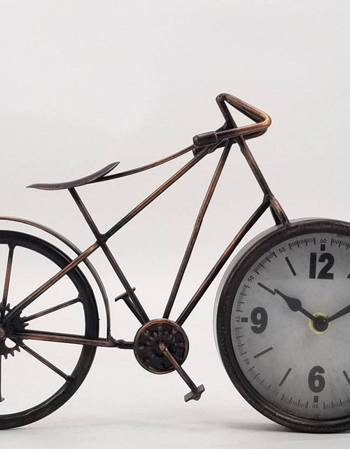Load image into Gallery viewer, Table clock - Bike Table Clock by Peterson Housewares &amp; Artwares
