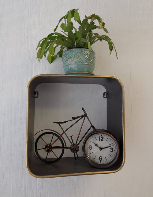 Load image into Gallery viewer, Table clock - Bike Table Clock by Peterson Housewares &amp; Artwares

