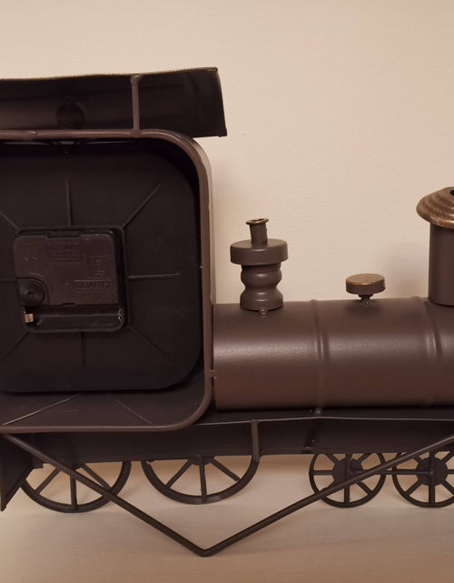 Load image into Gallery viewer, Table clock - Old Train Table Clock by Peterson Housewares &amp; Artwares
