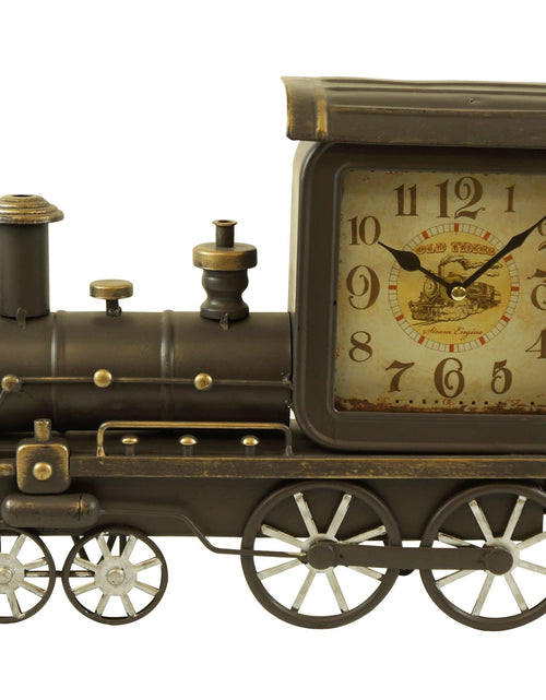 Load image into Gallery viewer, Table clock - Old Train Table Clock by Peterson Housewares &amp; Artwares
