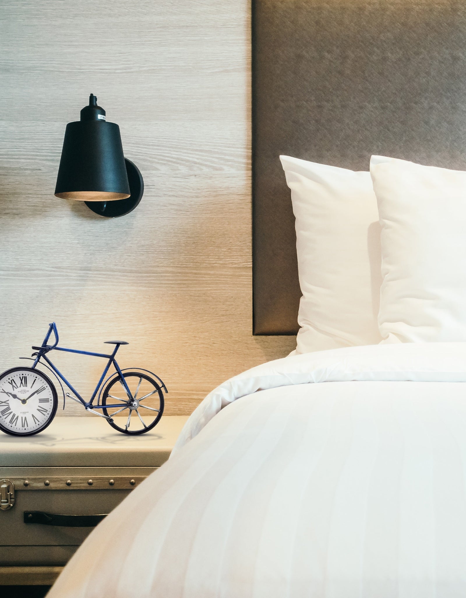 Wall/Table clock - Roman Numbers Bike Table Clock by Peterson Housewares & Artwares