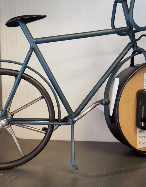 Load image into Gallery viewer, Wall/Table clock - Roman Numbers Bike Table Clock by Peterson Housewares &amp; Artwares

