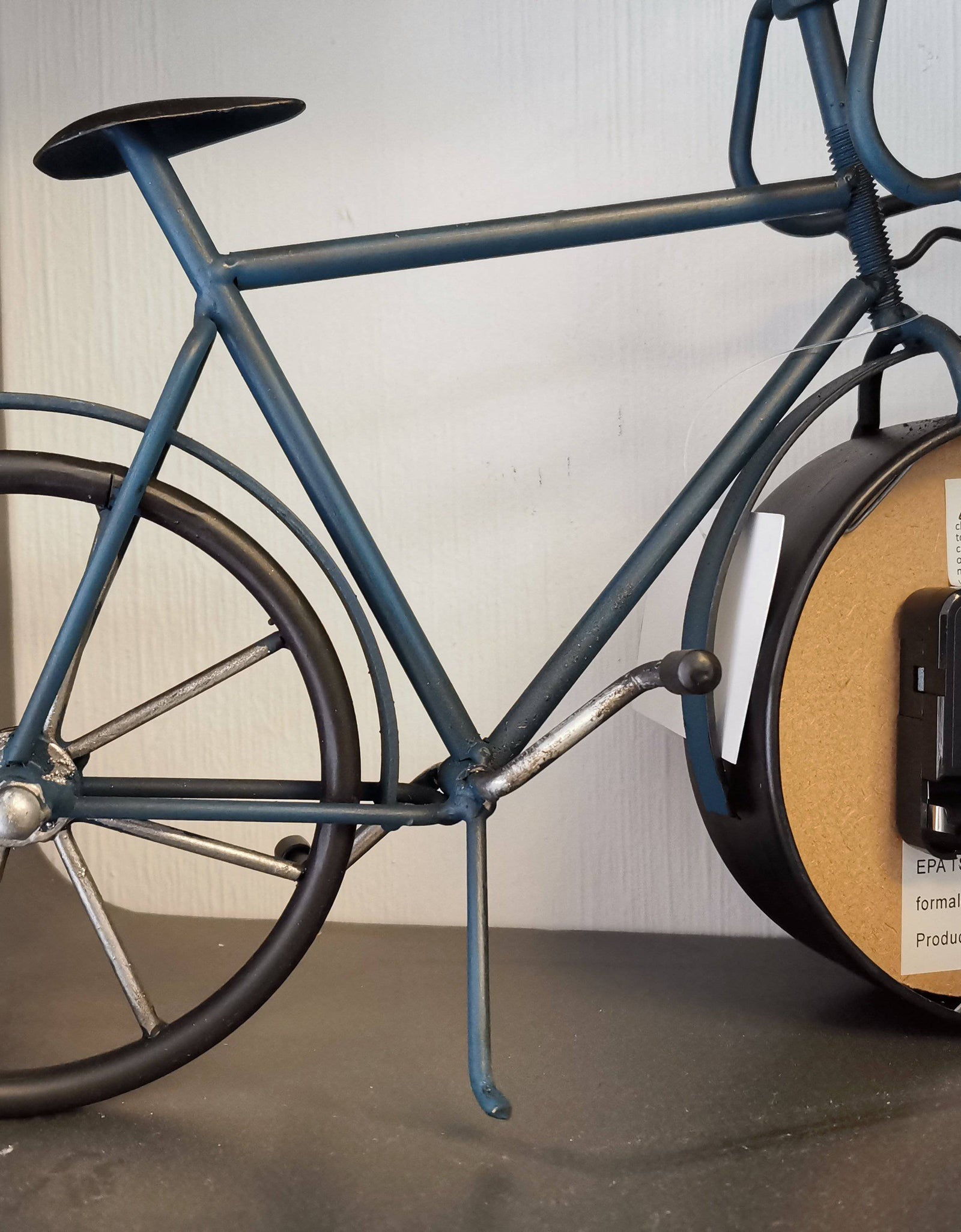 Wall/Table clock - Roman Numbers Bike Table Clock by Peterson Housewares & Artwares
