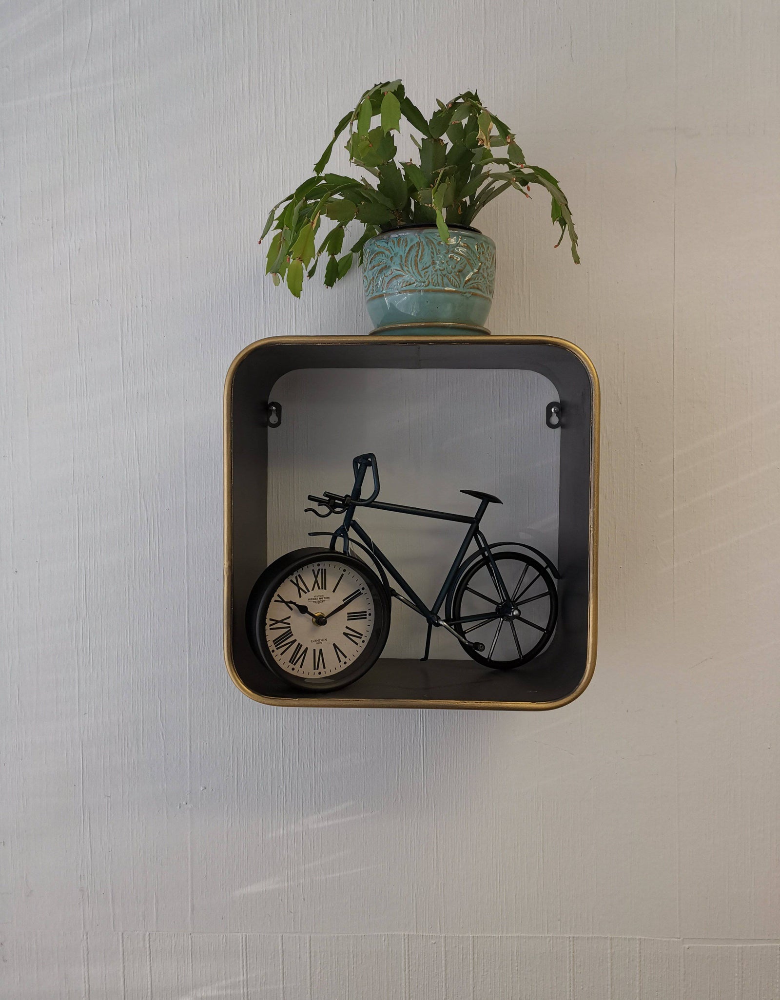 Wall/Table clock - Roman Numbers Bike Table Clock by Peterson Housewares & Artwares