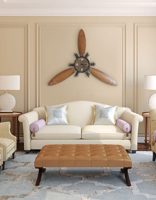 Load image into Gallery viewer, Airplane Propeller Wall Clock small by Peterson Housewares &amp; Artwares
