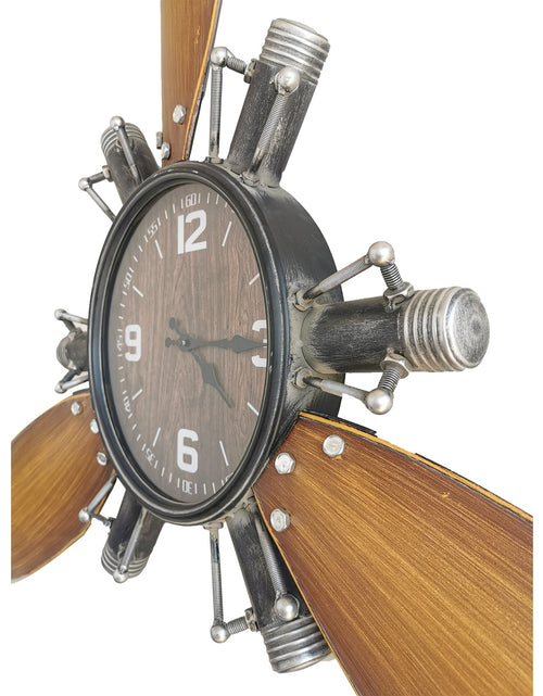 Load image into Gallery viewer, Airplane Propeller Wall Clock small by Peterson Housewares &amp; Artwares
