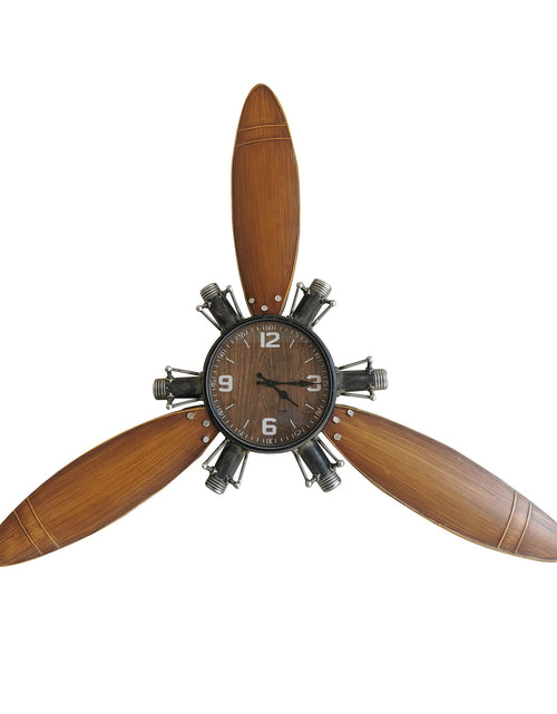 Load image into Gallery viewer, Airplane Propeller Wall Clock small by Peterson Housewares &amp; Artwares
