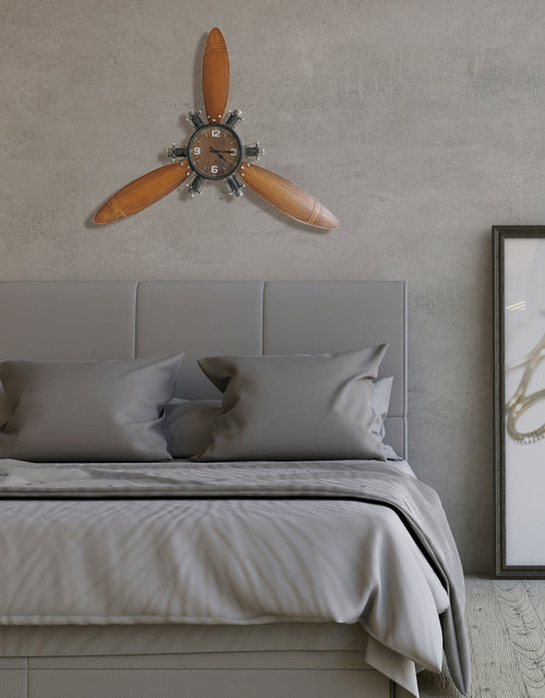 Load image into Gallery viewer, Airplane Propeller Wall Clock small by Peterson Housewares &amp; Artwares
